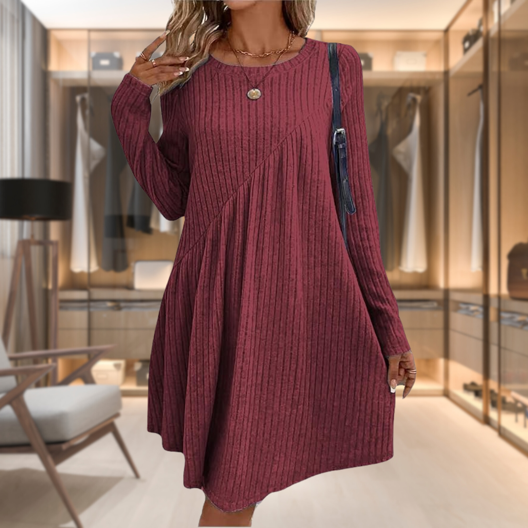 Helene - Ribbed Knit Dress
