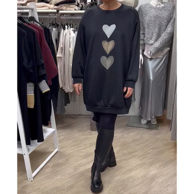 Francine - heart pattern sweater