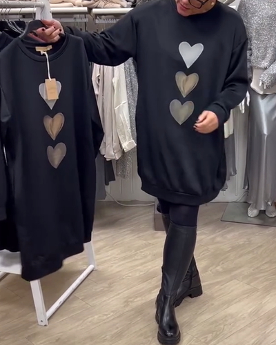 Francine - heart pattern sweater