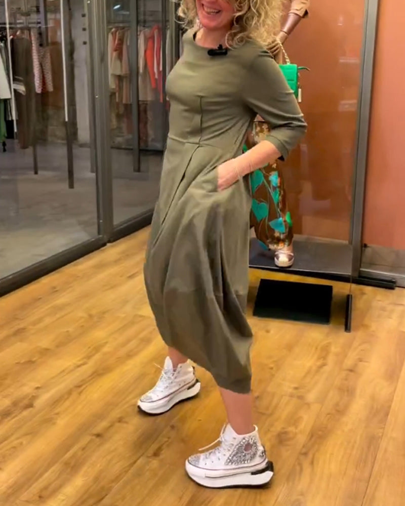 Béatrice - Elegant Autumn Dress