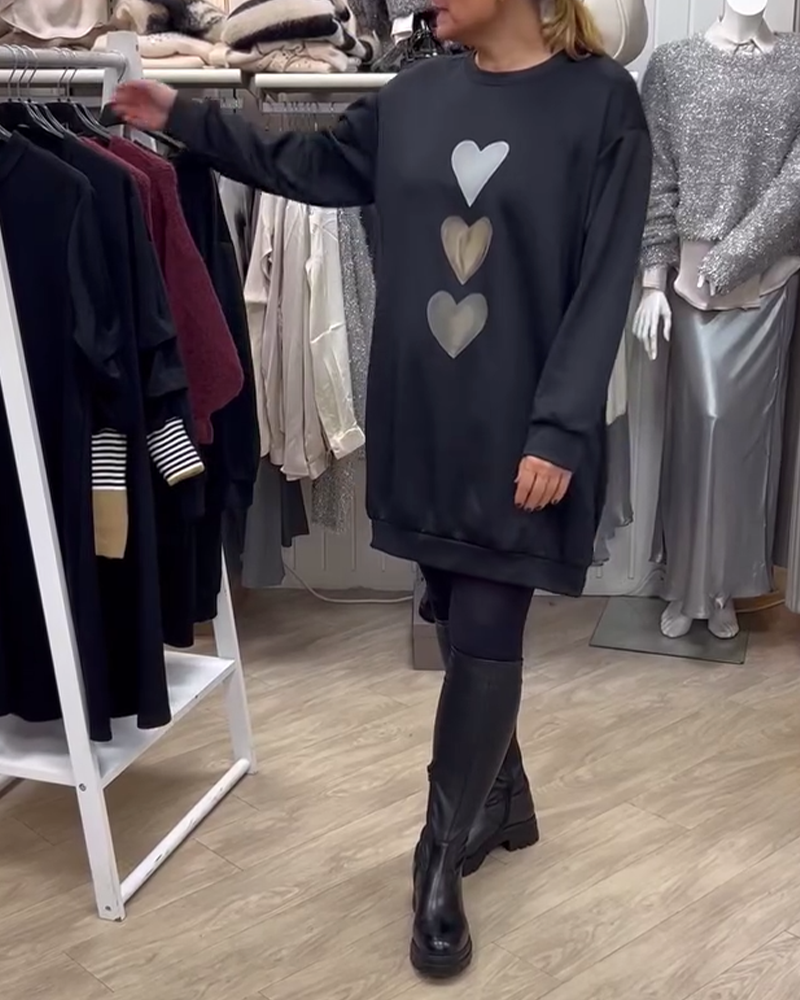 Francine - heart pattern sweater