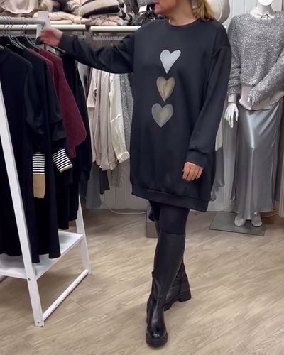 Francine - heart pattern sweater