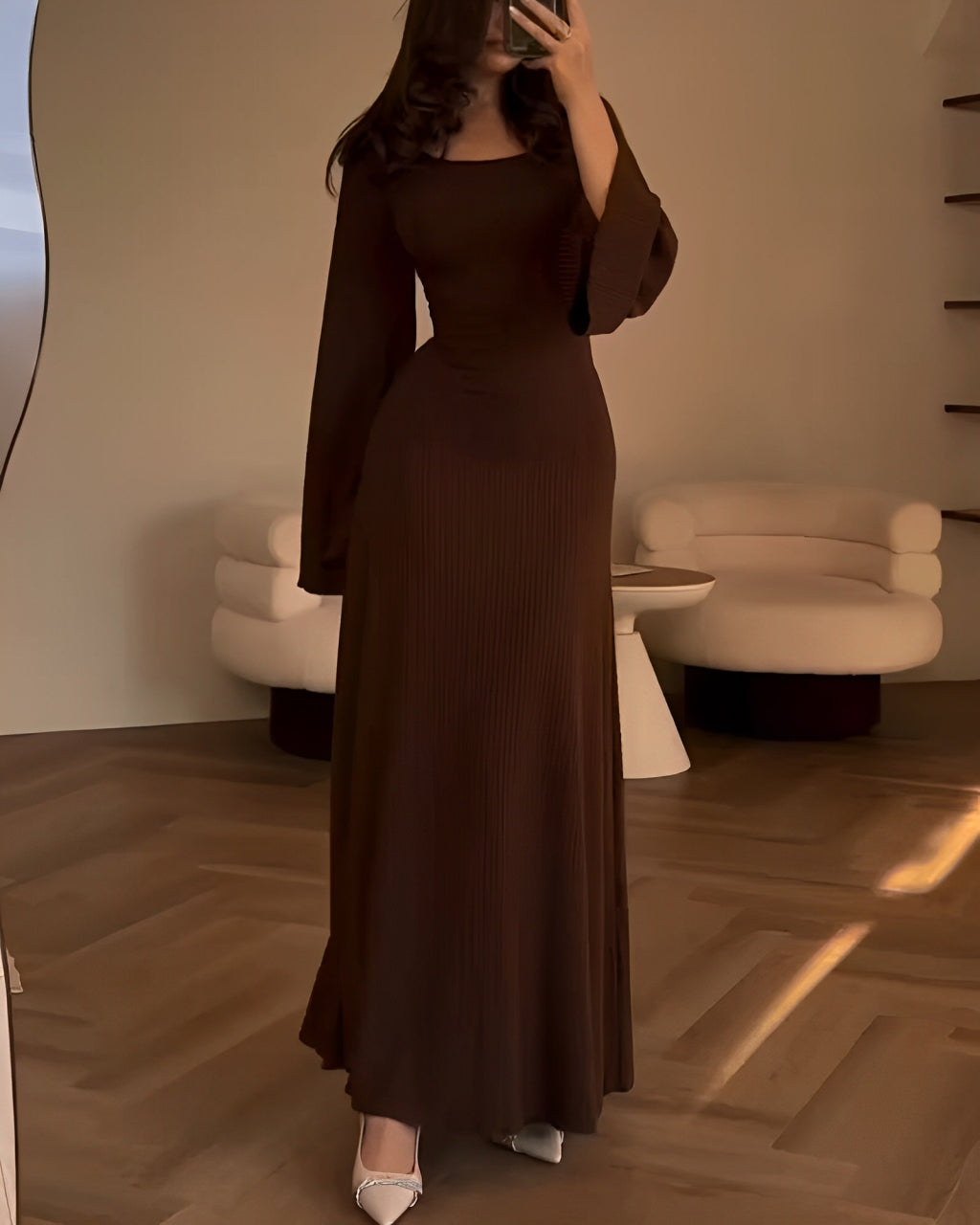 Sandra- Elegant Maxi Dress
